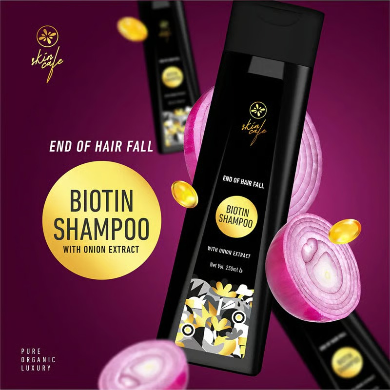 Skin Cafe End Of Hair Fall Biotin Shampoo With Onion Extract 250ml_img_1
