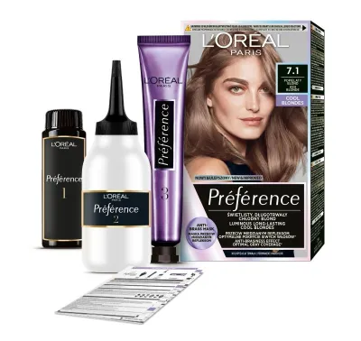 Loreal Paris Preference 7.1 Ash Blonde permanent hair color_img_1