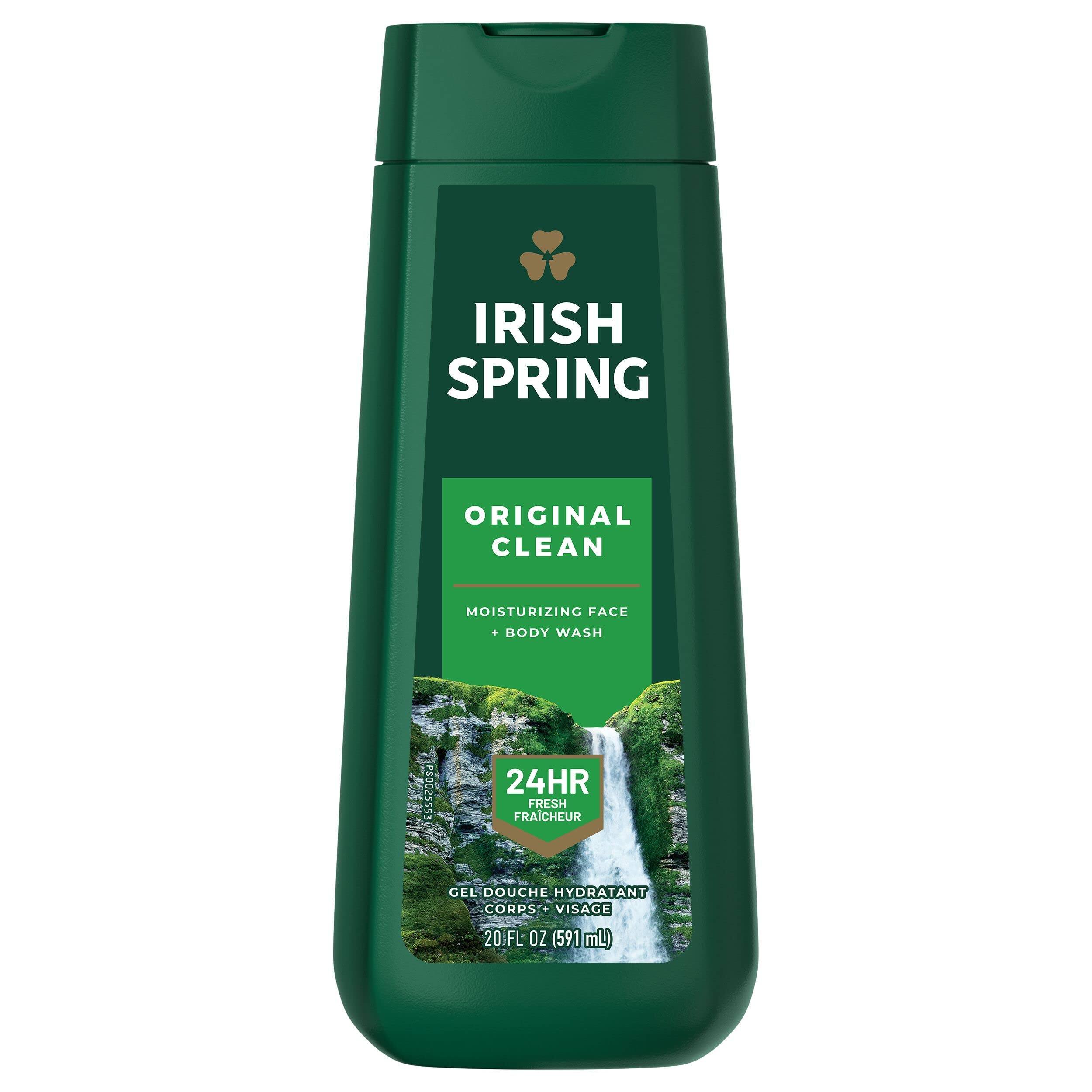 Irish Spring Original Clean Moisturizing Face & Body Wash 591ml_img_1