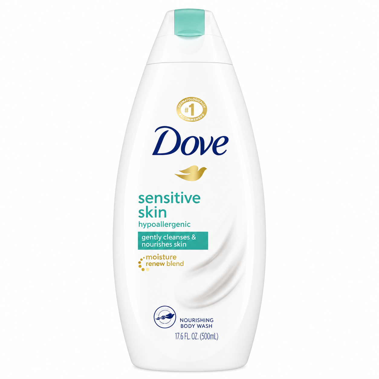 Dove Sensitive Skin Hypoallergenic Body Wash 500ml_img_2