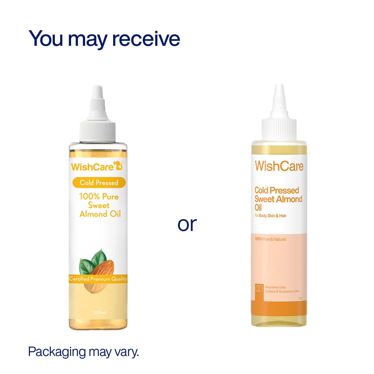 WishCare Cold Pressed Sweet Almond Oil - 200ml_img_2