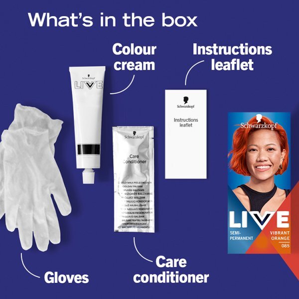 Schwarzkopf LIVE Ultra Brights Vibrant Orange Semi-Permanent Hair Dye 085_img_3