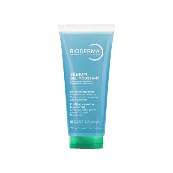 Bioderma Sebium Gel Moussant Purifying Foaming Gel 200ml