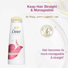 Dove Ultra Care Straight & Silky Shampoo For Frizzy, Unmanageable Hair 330ml_img_1