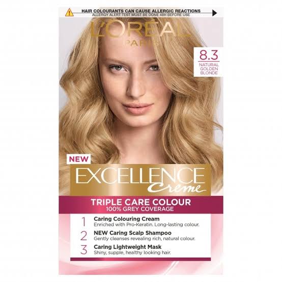L’Oreal Paris Excellence Crème 8.3 Natural Golden Blonde Hair Dye_img_0