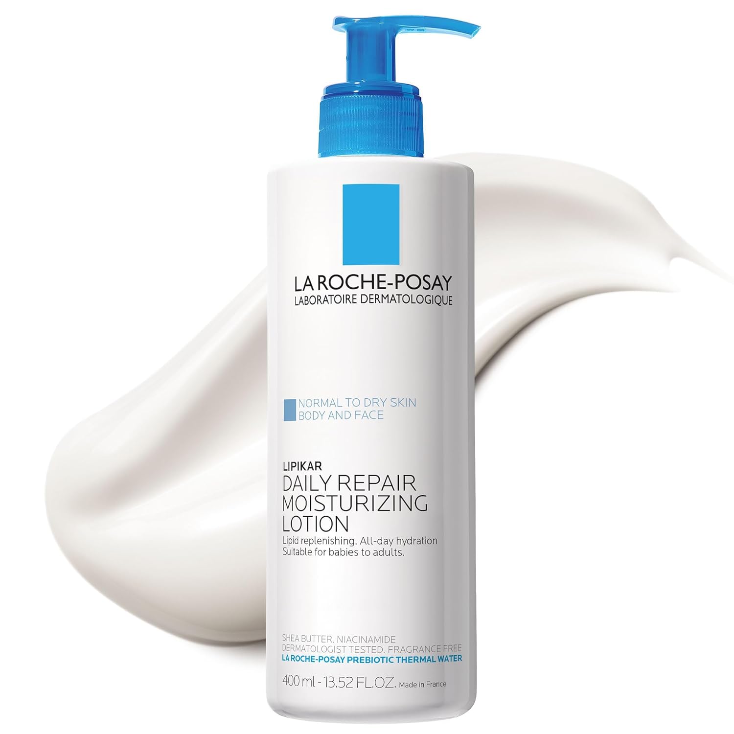 La Roche-Posay Lipikar Daily Repair Moisturizing Lotion Body & Face For Normal To Dry Skin 400ml_img_0