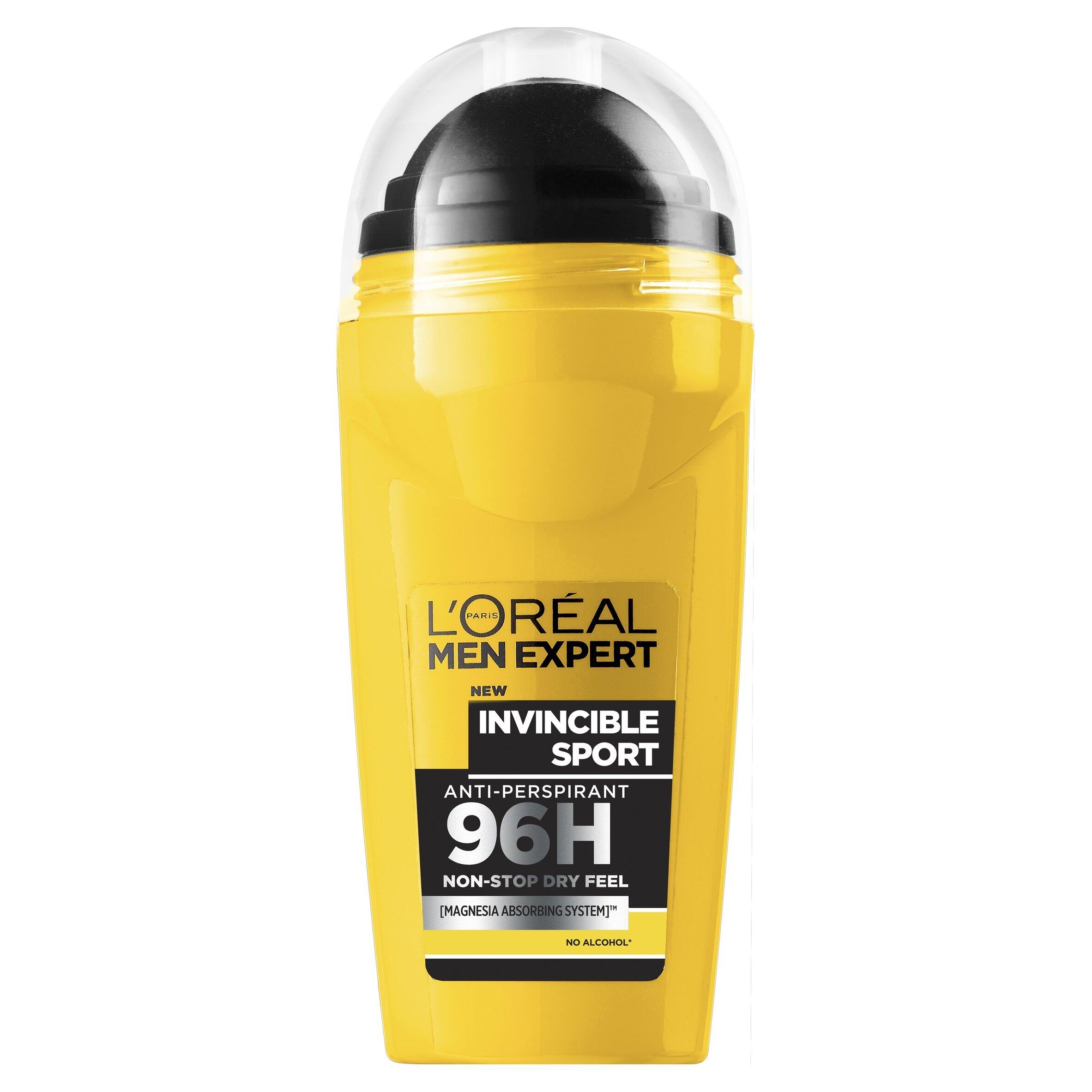 L’Oreal Men Expert Invincible Sport Absorbing 96h Roll On Anti Perspirant Deodorant 50ml (UK)_img_2