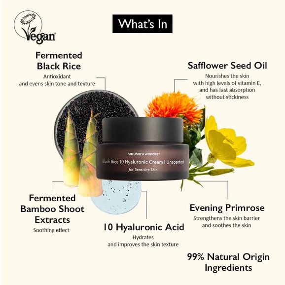 Haruharu Wonder Black Rice Hyaluronic Cream (Unscented)_img_1