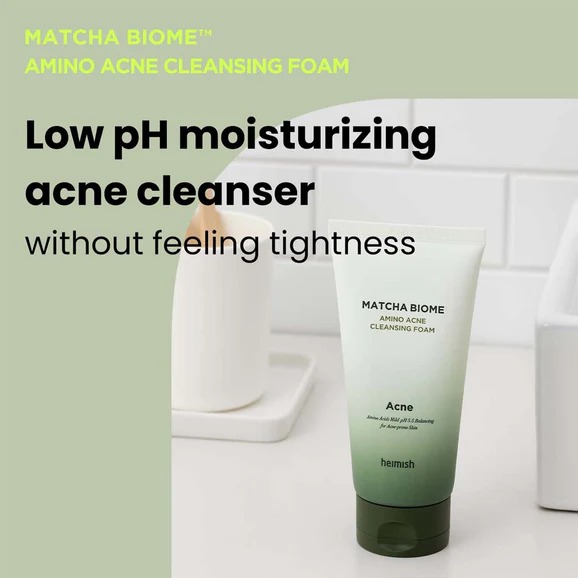 Heimish Matcha Biome Amino Acne Cleansing Foam 150ml_img_1
