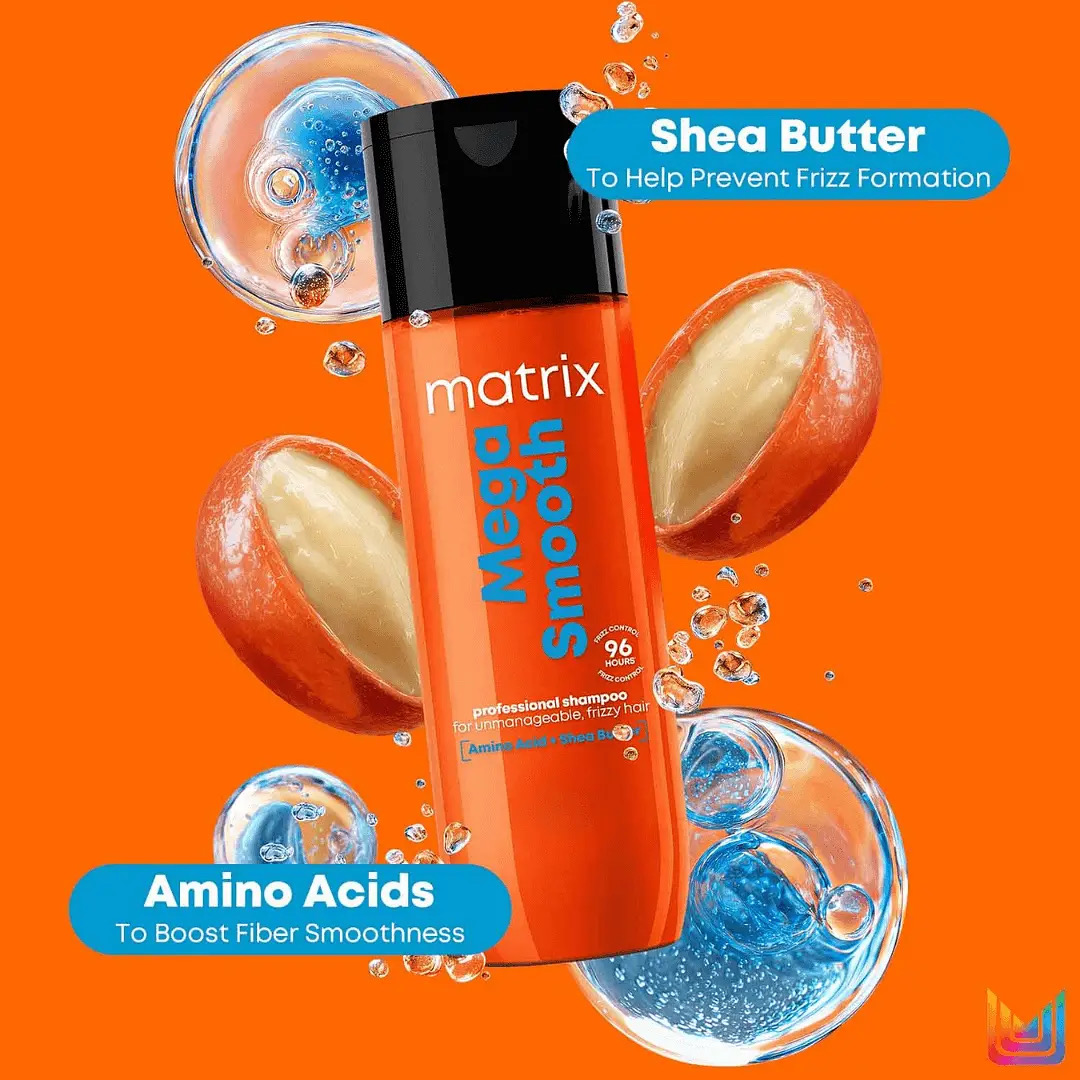 Matrix Mega Smooth Professional Shampoo with Shea Butter & Amino Acids 200ml_img_0