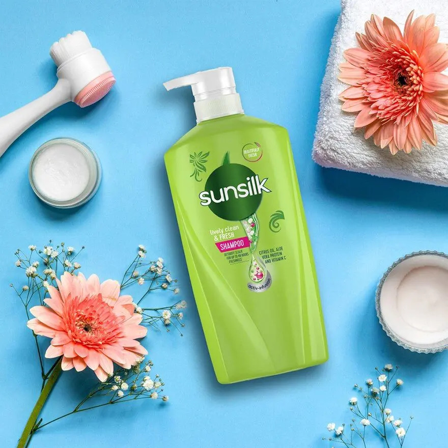 Sunsilk Co-Creations Lively Clean & Fresh Shampoo 625ml_img_1