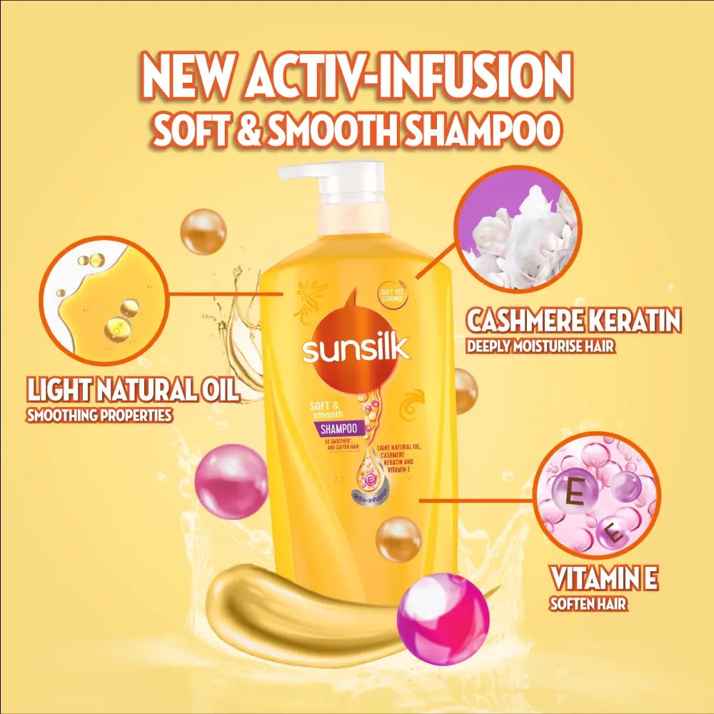 Sunsilk Co-Creations Soft & Smooth Shampoo 625ml_img_2