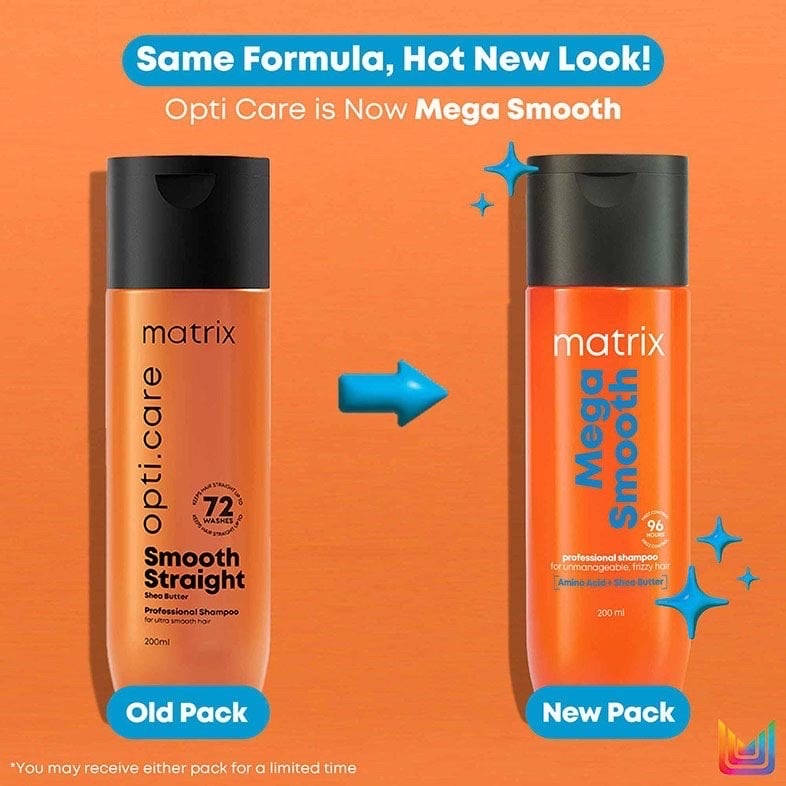 Matrix Mega Smooth Professional Shampoo with Shea Butter & Amino Acids 200ml_img_1
