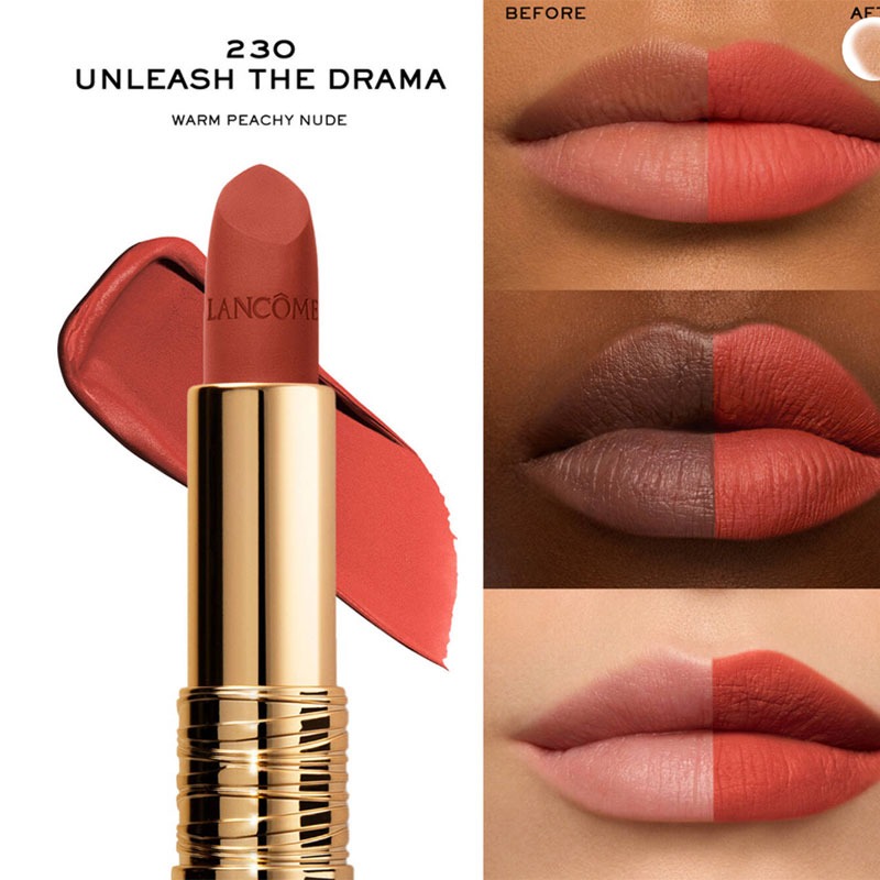 LANCOME L’Absolu Rouge Drama Matte Lipstick 230 Unleash The Drama – 3.4g_img_1