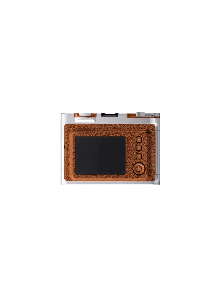 Fujifilm Instax Mini Evo Hybrid Instant Camera – Premium Retro Digital & Instant Printer Camera - Brown_img_1