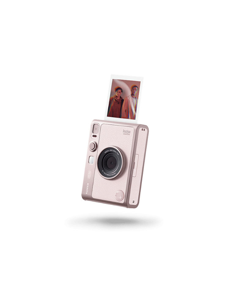 FUJIFILM instax mini EVO Hybrid Instant Camera (Gentle Rose)