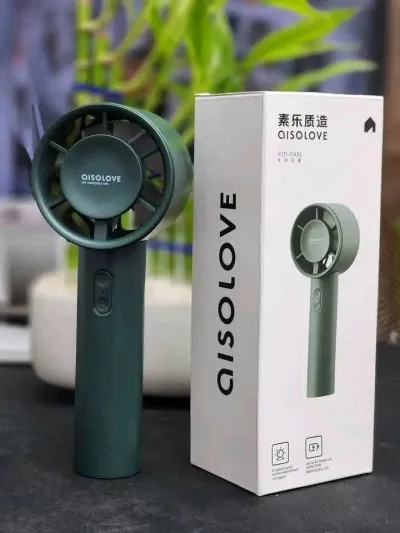 Xiaomi AISOLOVE F01 Handheld Turbo Fan (2000mAh Battery) – Green Color_img_2