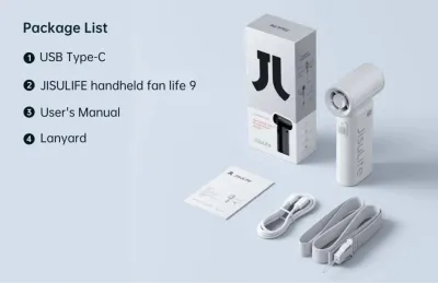 JisuLife Handheld Fan Life 9 (3600mAh) (gray)_img_0