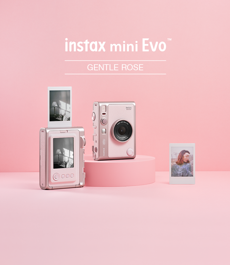 FUJIFILM instax mini EVO Hybrid Instant Camera (Gentle Rose)_img_1