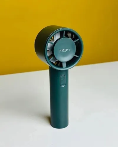 Xiaomi AISOLOVE F01 Handheld Turbo Fan (2000mAh Battery) – Green Color_img_0