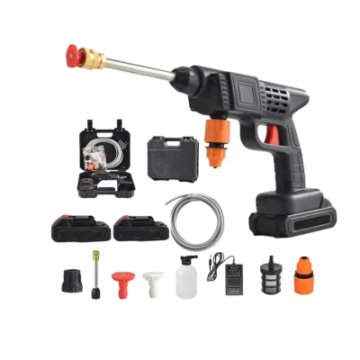High-Pressure Car Wash Spray Gun Machine with Rechargeable 2 Batteries_img_0