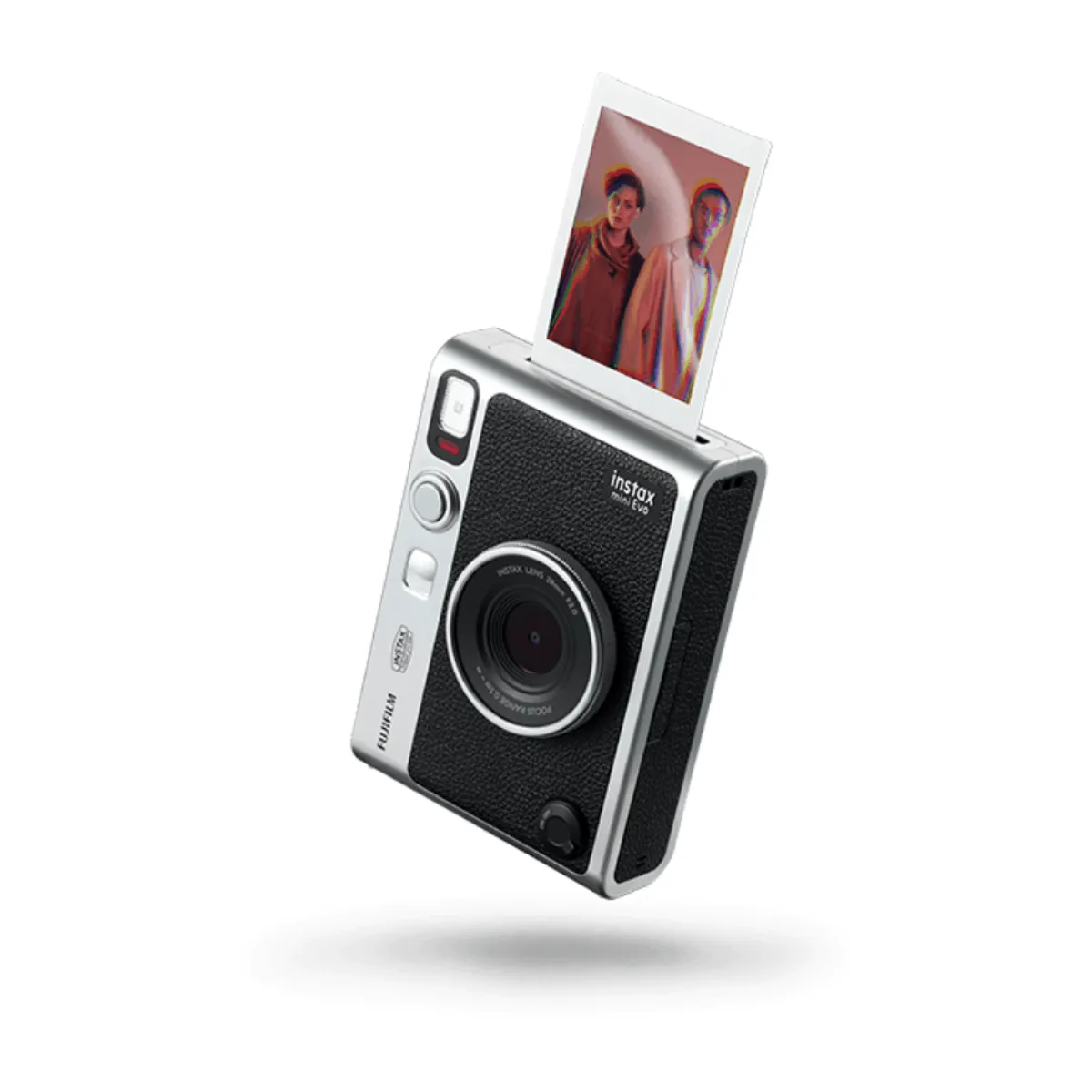 Fujifilm Instax Mini Evo Hybrid Instant Camera – Premium Retro Digital & Instant Printer Camera - Black