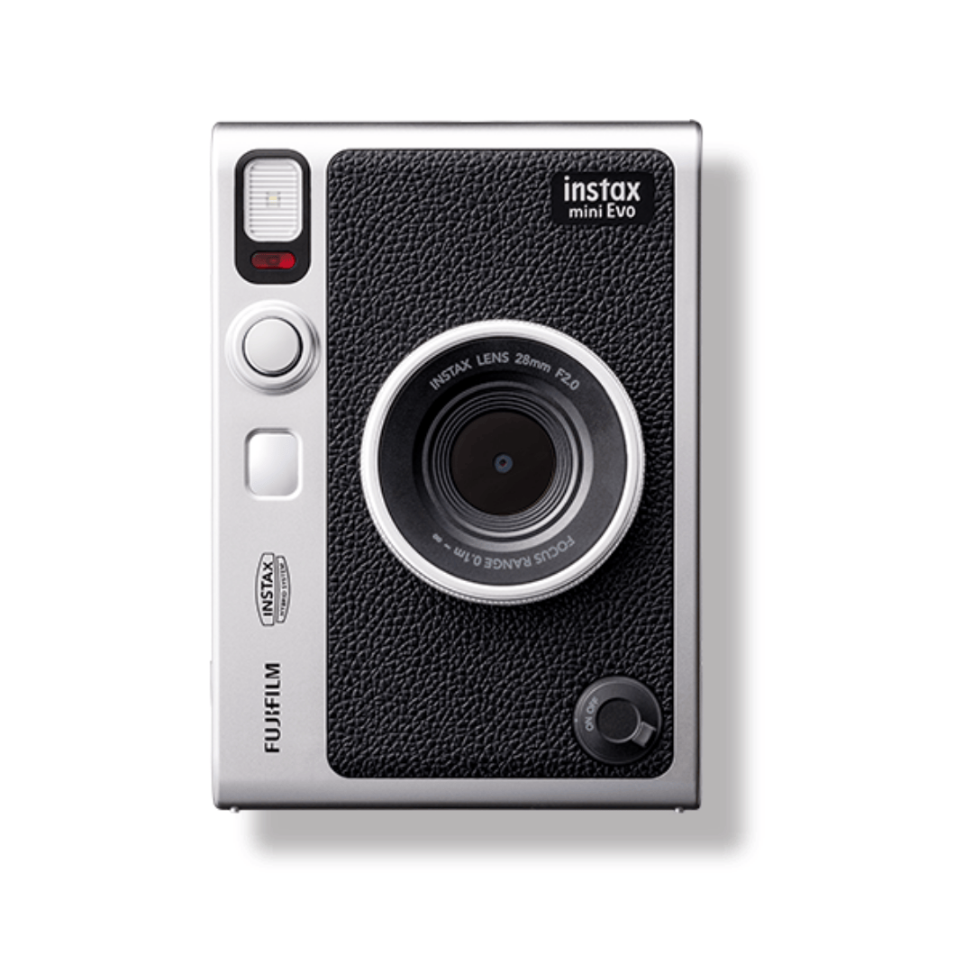 Fujifilm Instax Mini Evo Hybrid Instant Camera – Premium Retro Digital & Instant Printer Camera - Black_img_1