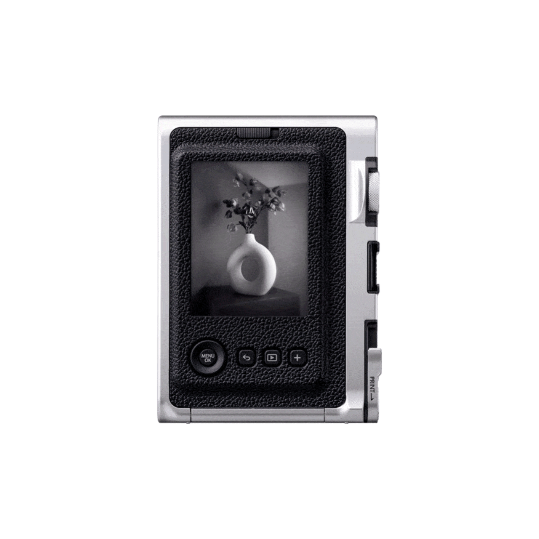 Fujifilm Instax Mini Evo Hybrid Instant Camera – Premium Retro Digital & Instant Printer Camera - Black_img_2