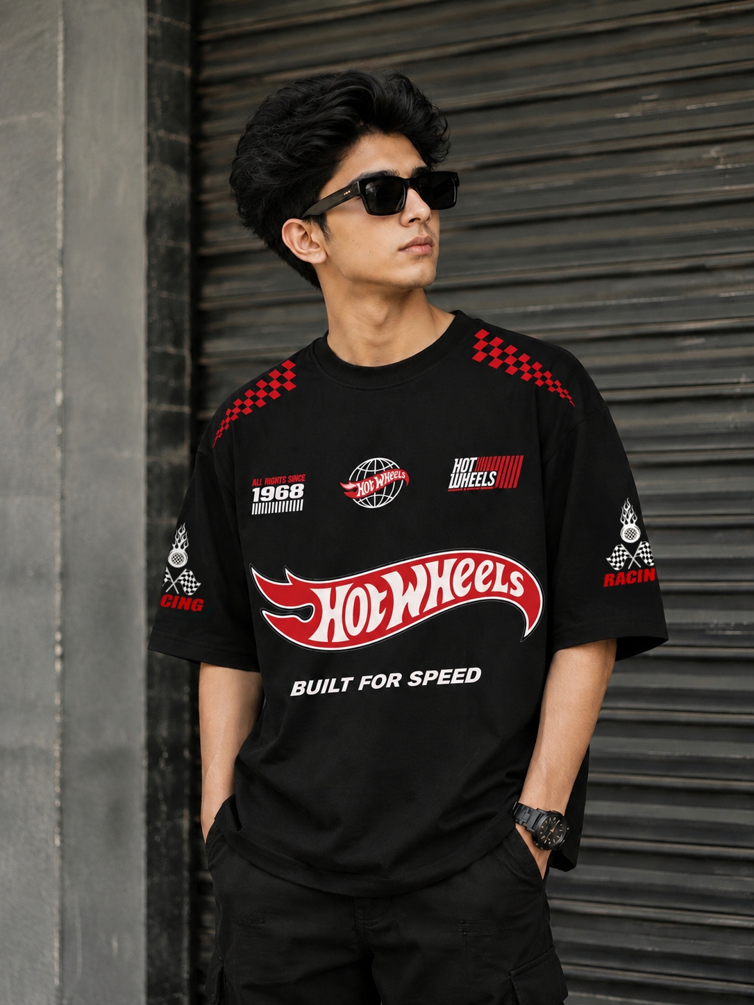 Hot Wheels Drop Shoulder T-Shirt