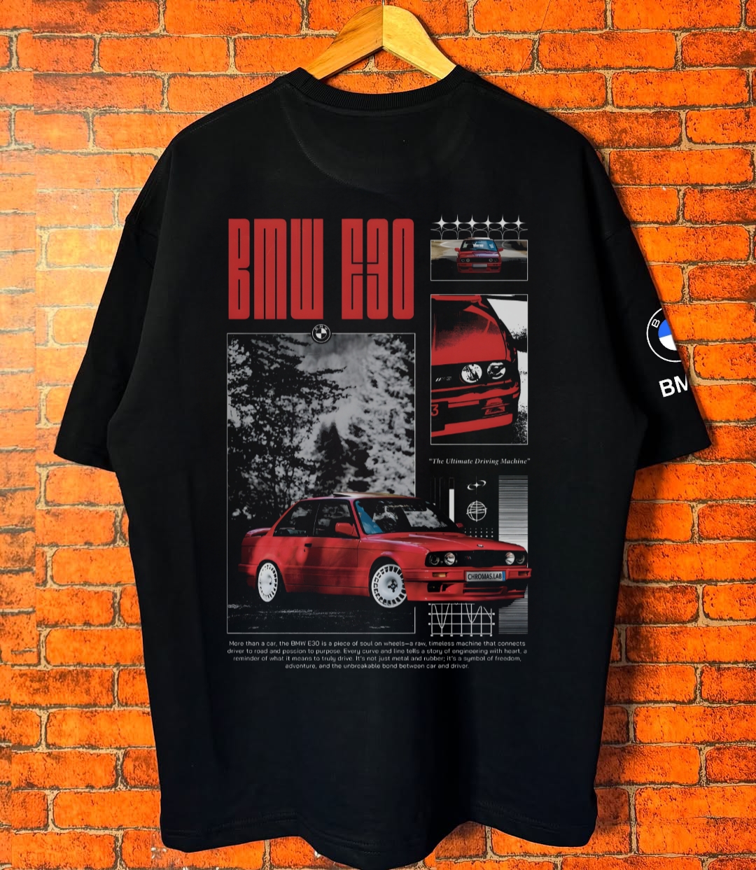 BMW E30 Drop Shoulder T-Shirt