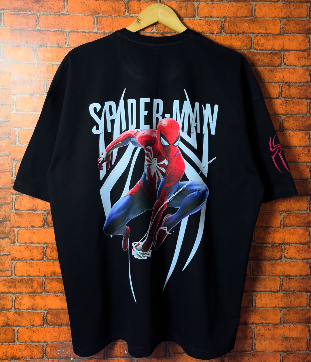 Spiderman Drop Shoulder T-Shirt