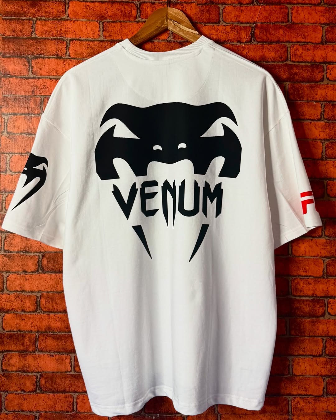 Venom Drop Shoulder T-Shirt (White)