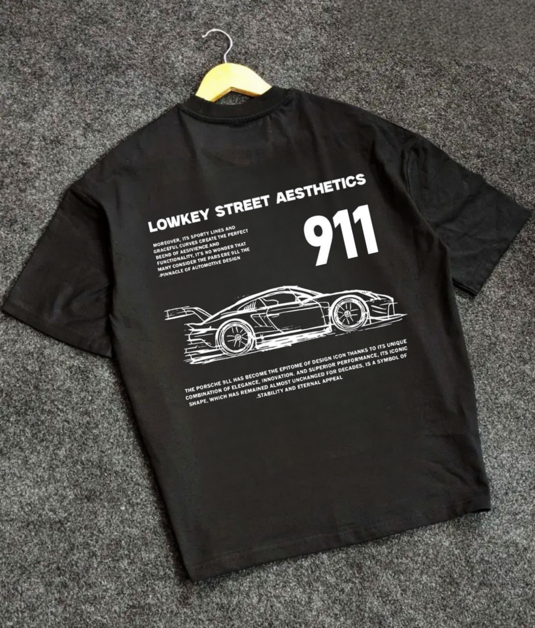 Lowkey Drop Shoulder T-Shirt (Black)