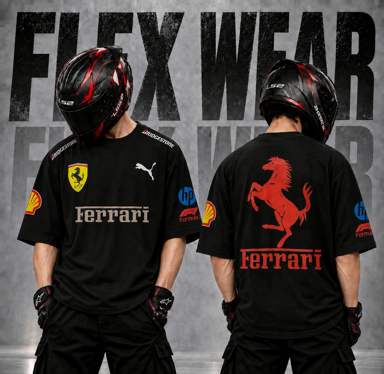 Ferrari Oversized T-Shirt
