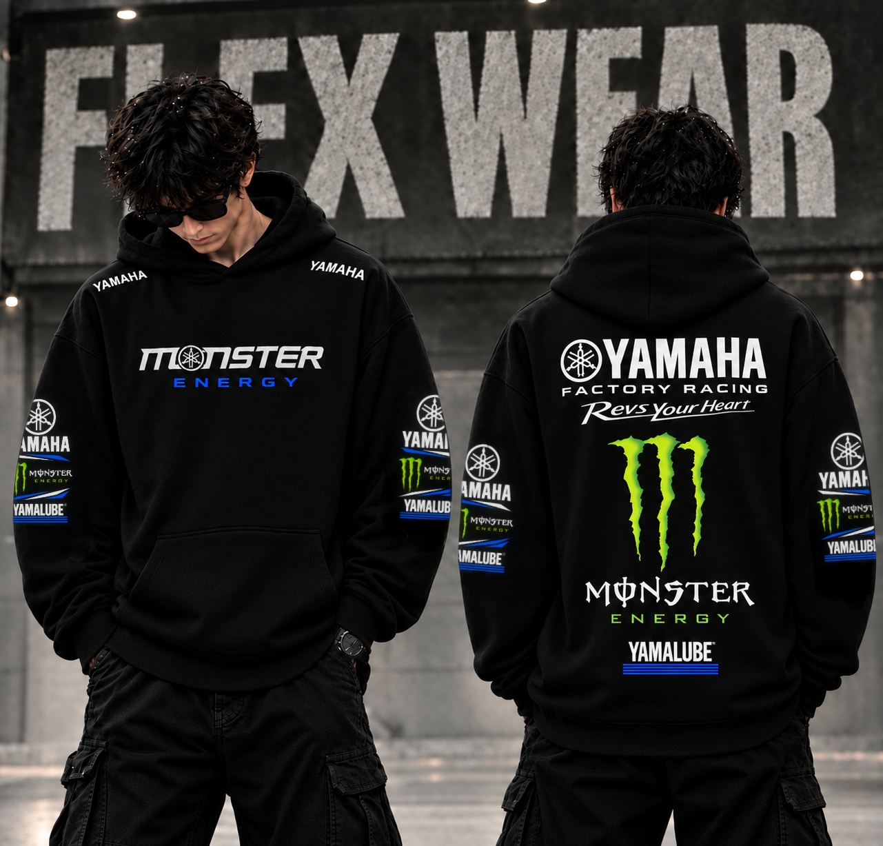 Yamaha Monster Edition Oversized Hoodie