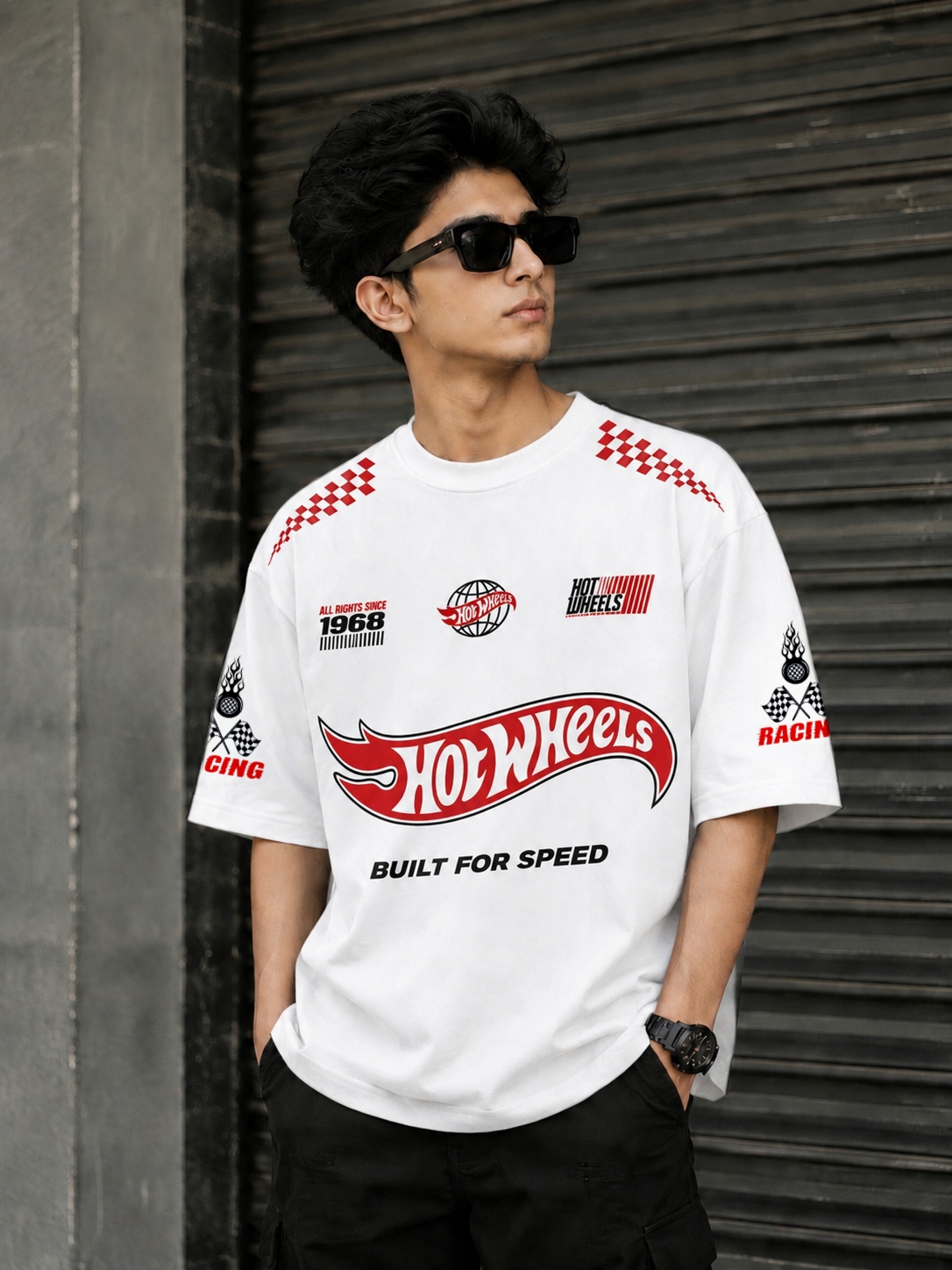 Hot Wheels Drop Shoulder T-Shirt