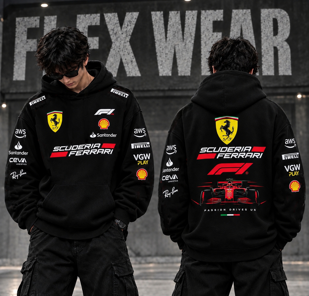 SCUDERIA F1 Oversized Hoodie