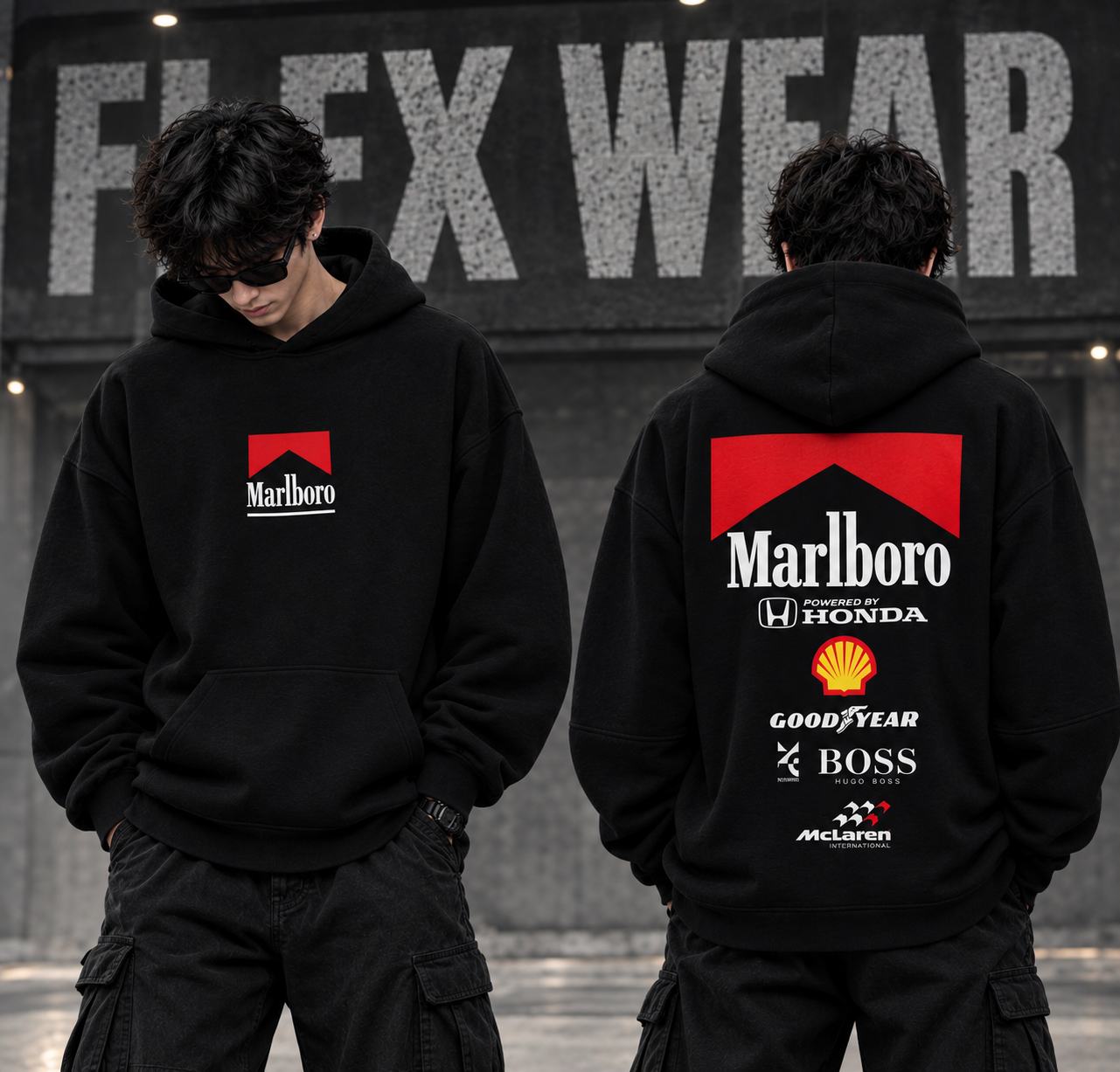 Marlboro Oversized Hoodie