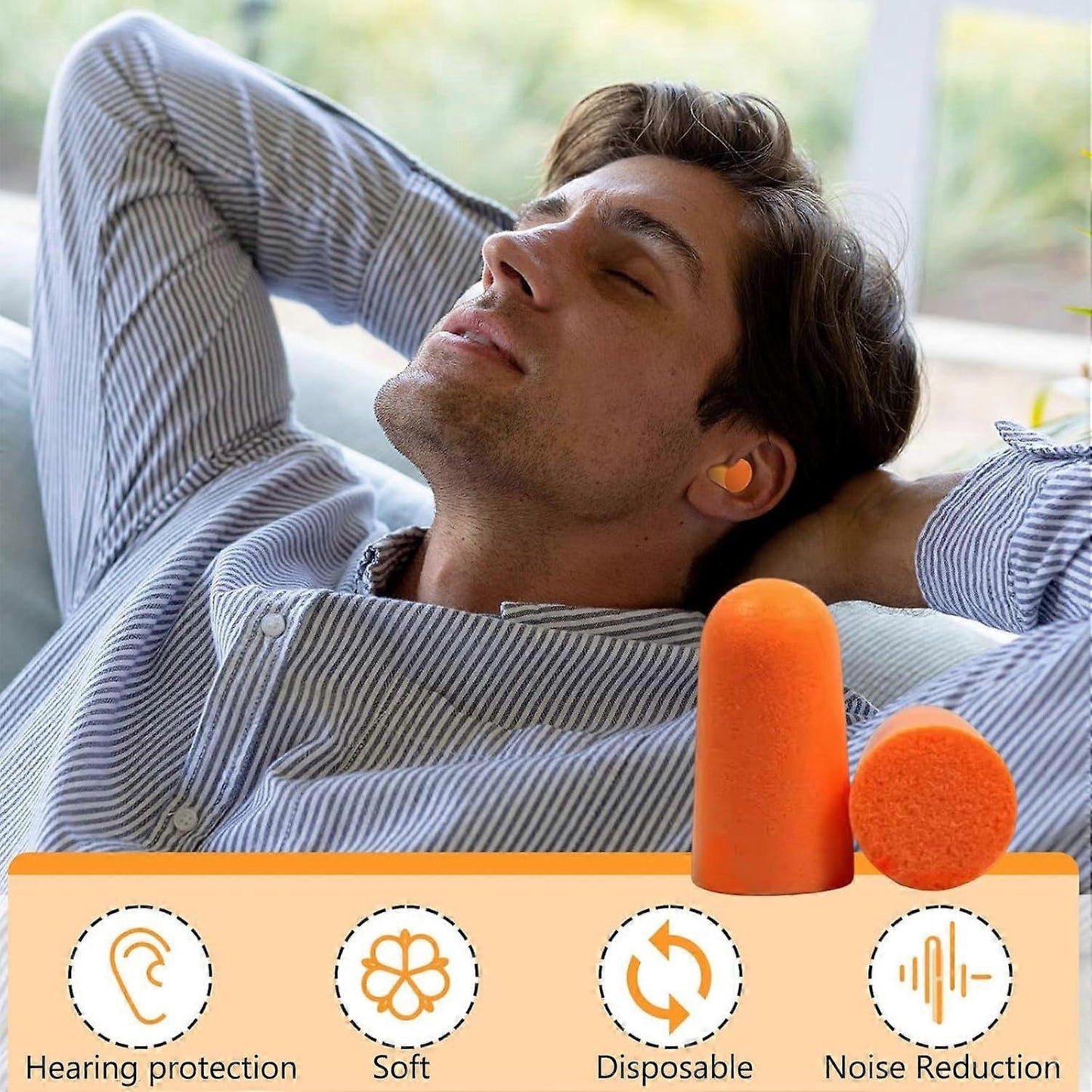 Noise Cancelling & Ultra Soft Foam Earplugs_img_4
