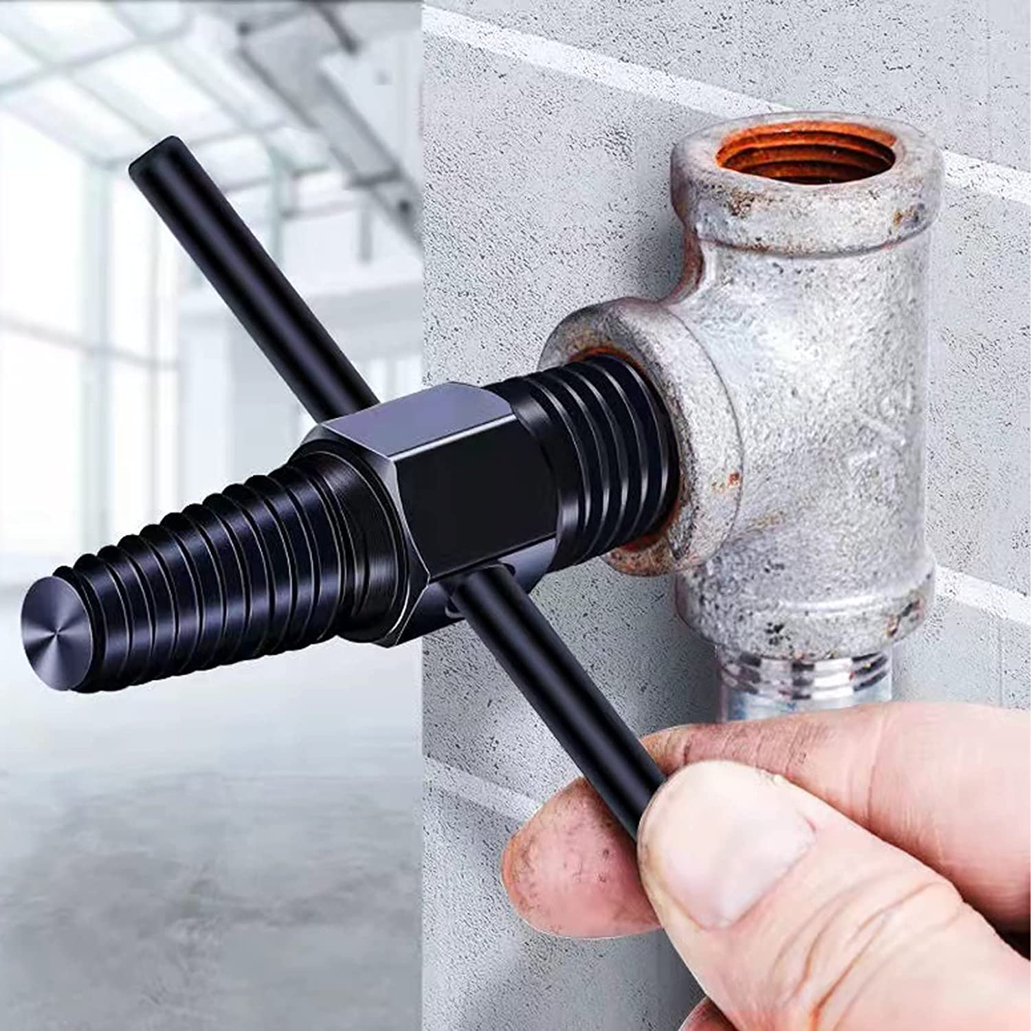 Double Head ভাঙা পাইপ রিমুভার ও Screw Extractor_img_2