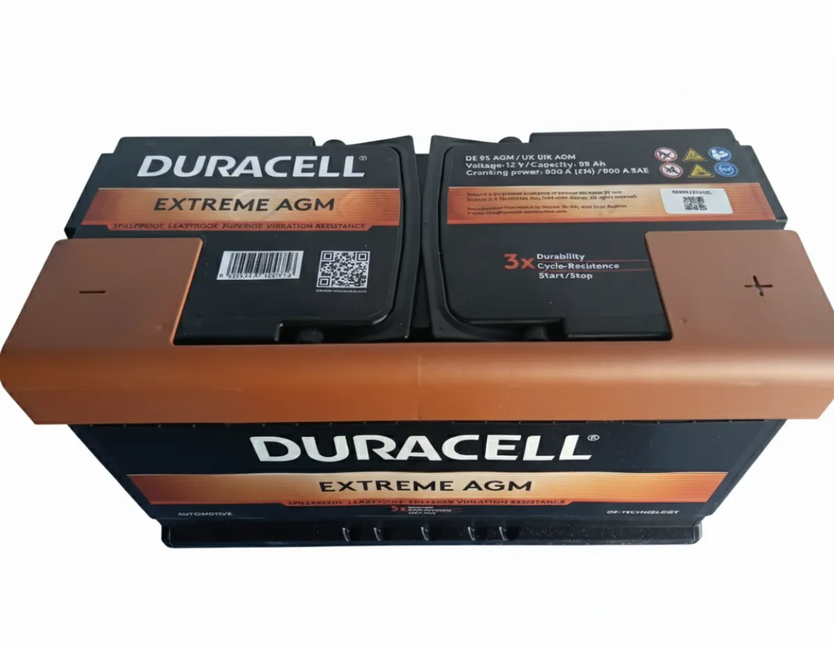 12 volt 80 ah din 80 Duracell ultra AGM battery
