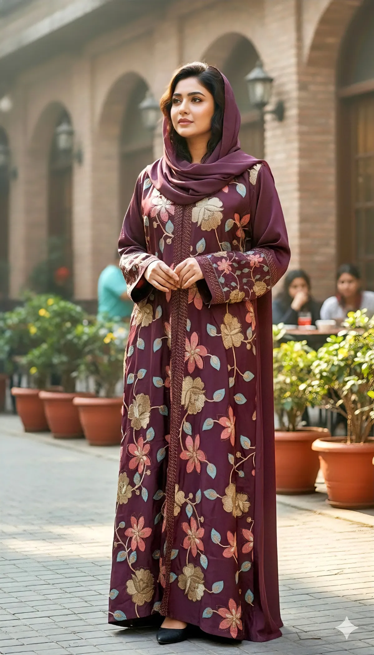 Jafran Embroidery Ston Borka