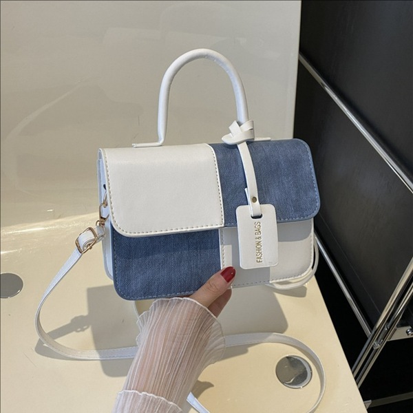 Trendy Patchwork Texture Handbag_img_0