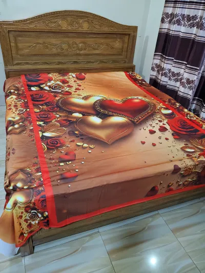 China 3D Design Bed Sheet_img_2
