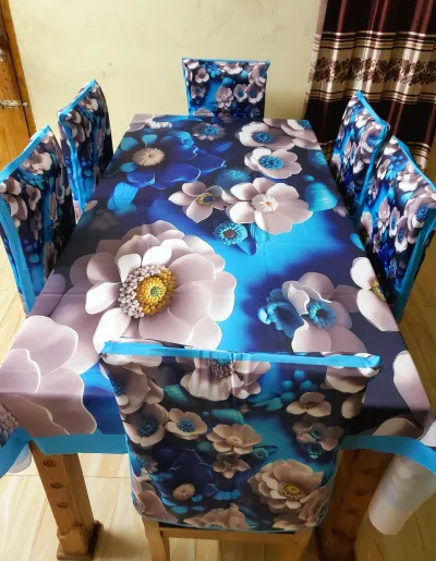3D Digital Printed Dining Chair Table Cover_img_3