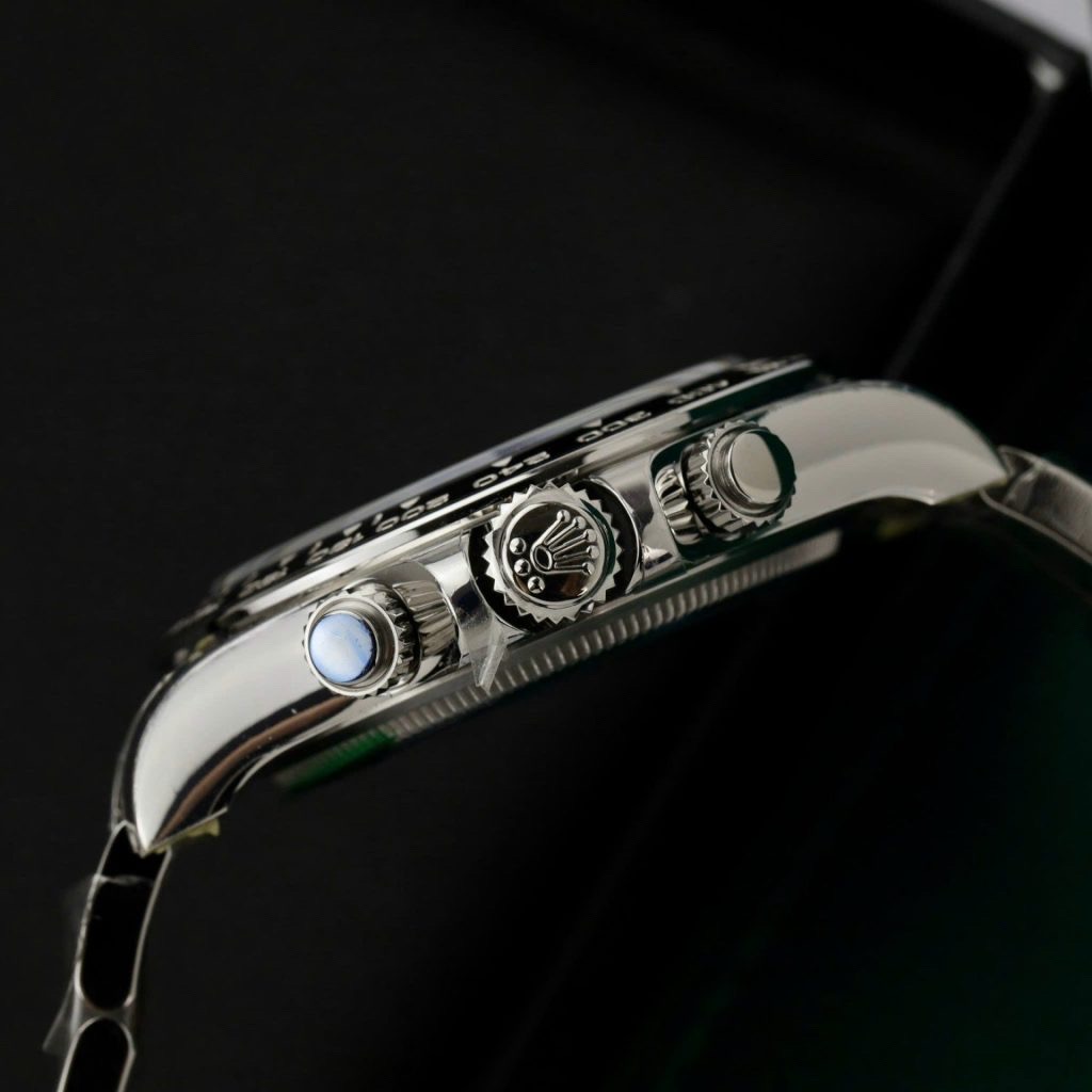 Rolex New Cosmograph Daytona (Panda) Oyster, Ref: 126500LN White Dial, Oystersteel 904L, 40.0 mm, Chronograph movement 4131 Swiss (custom), Weight, Thickness - Same as Original thumbnail 4