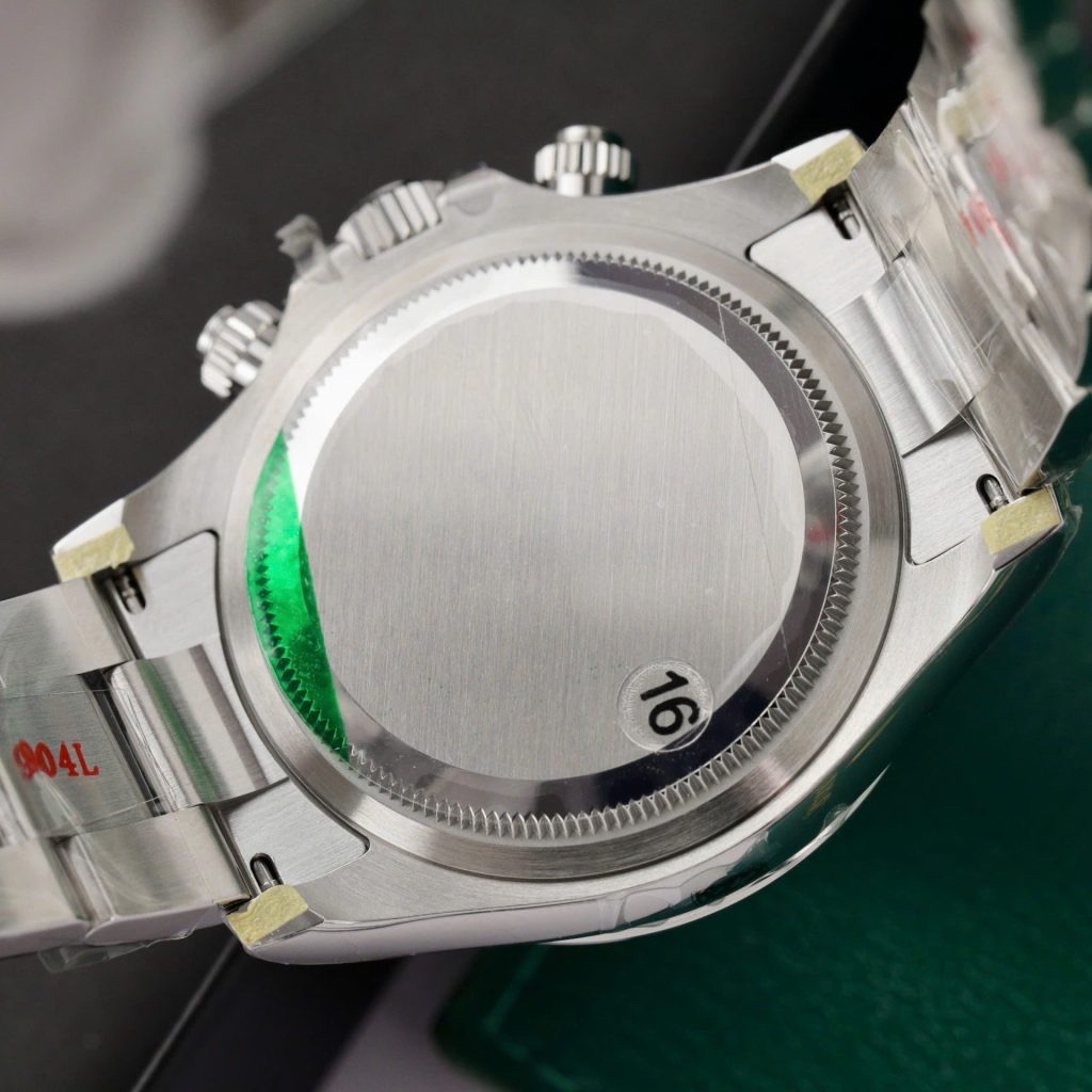 Rolex New Cosmograph Daytona (Panda) Oyster, Ref: 126500LN White Dial, Oystersteel 904L, 40.0 mm, Chronograph movement 4131 Swiss (custom), Weight, Thickness - Same as Original thumbnail 9