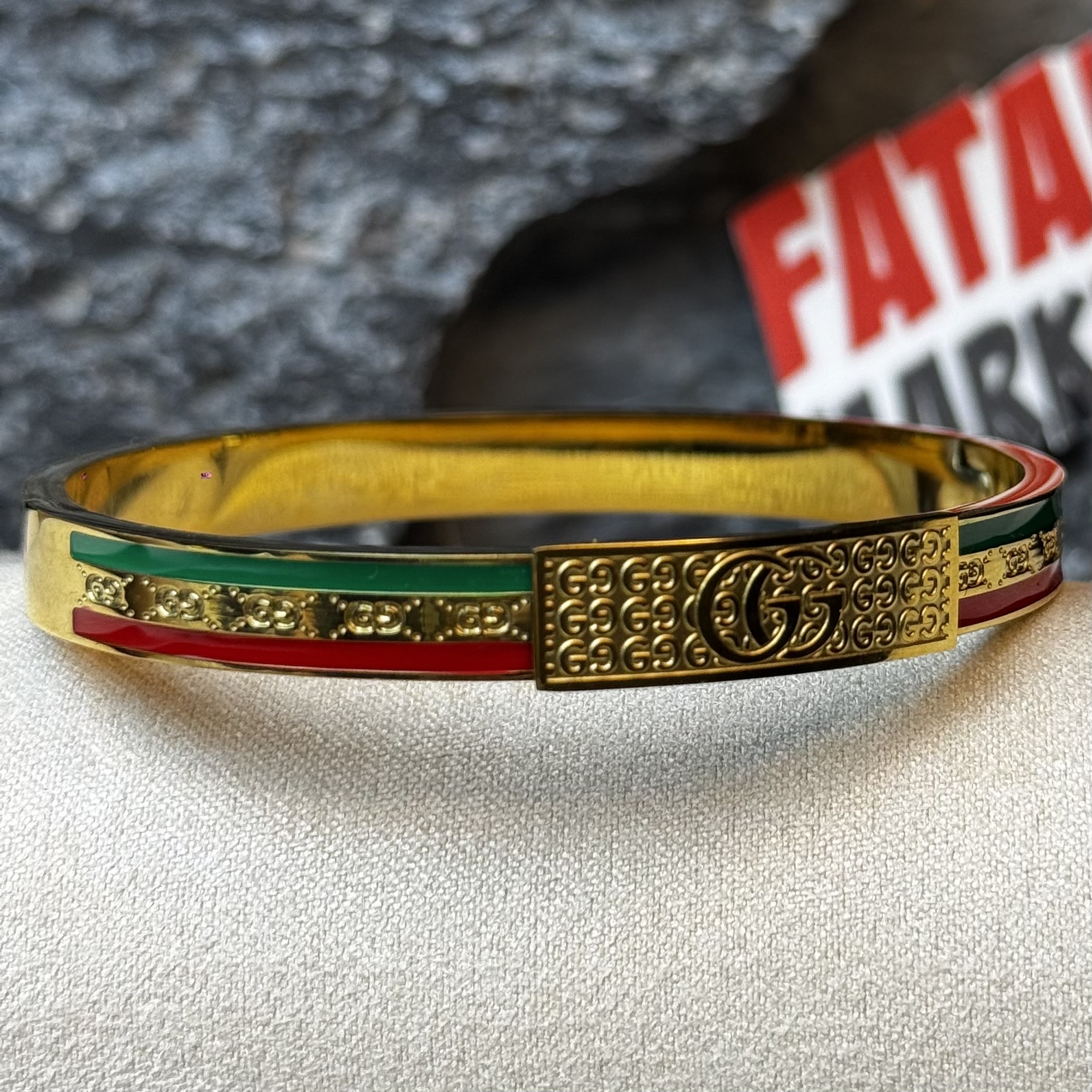 Gucci GG Marmont cuff bracelet Gold - 2 years Color guarantee thumbnail 4
