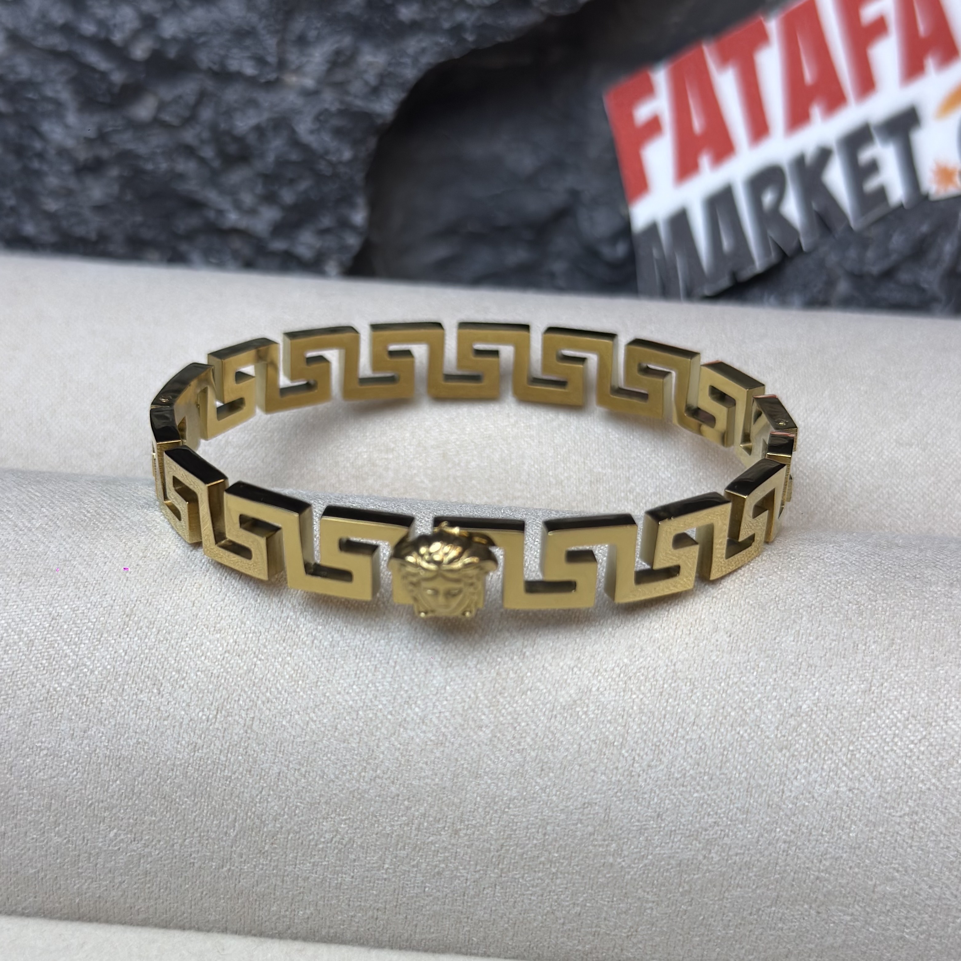 Versace Icon Cuff Bracelet Gold - 2 Color Guarantee thumbnail 2
