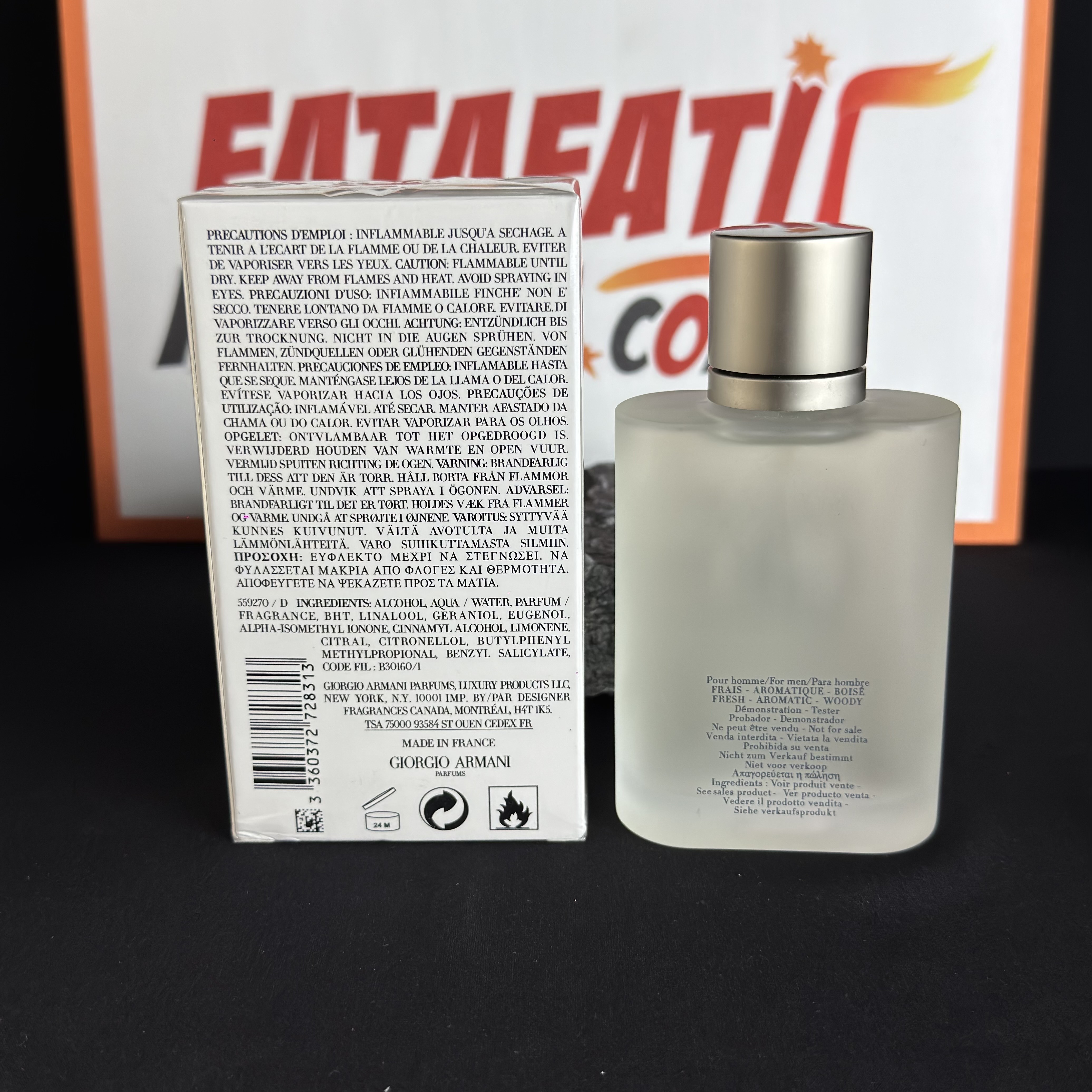 Acqua di Gio (Original-Stocklot) EDT For men 100ML thumbnail 3